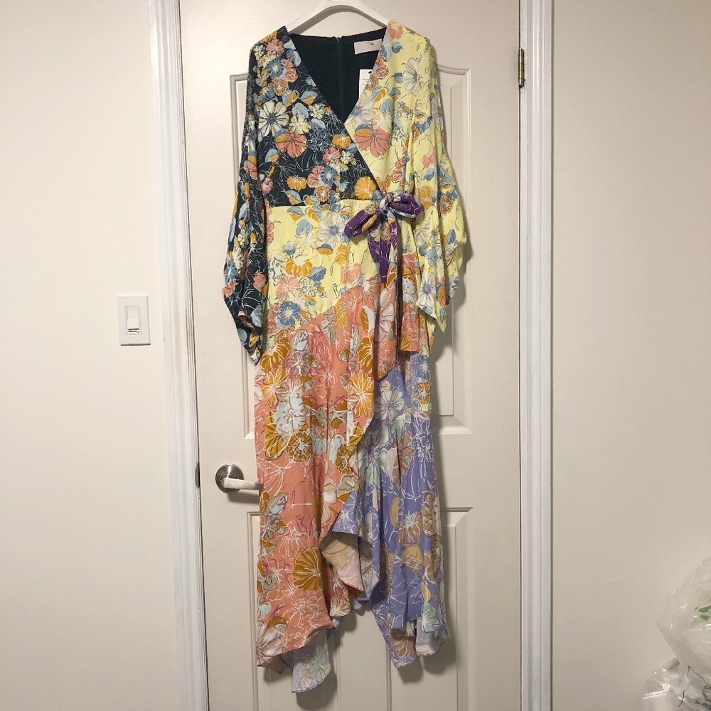 Peter Pilotto Floral Maxi Wrap Dress